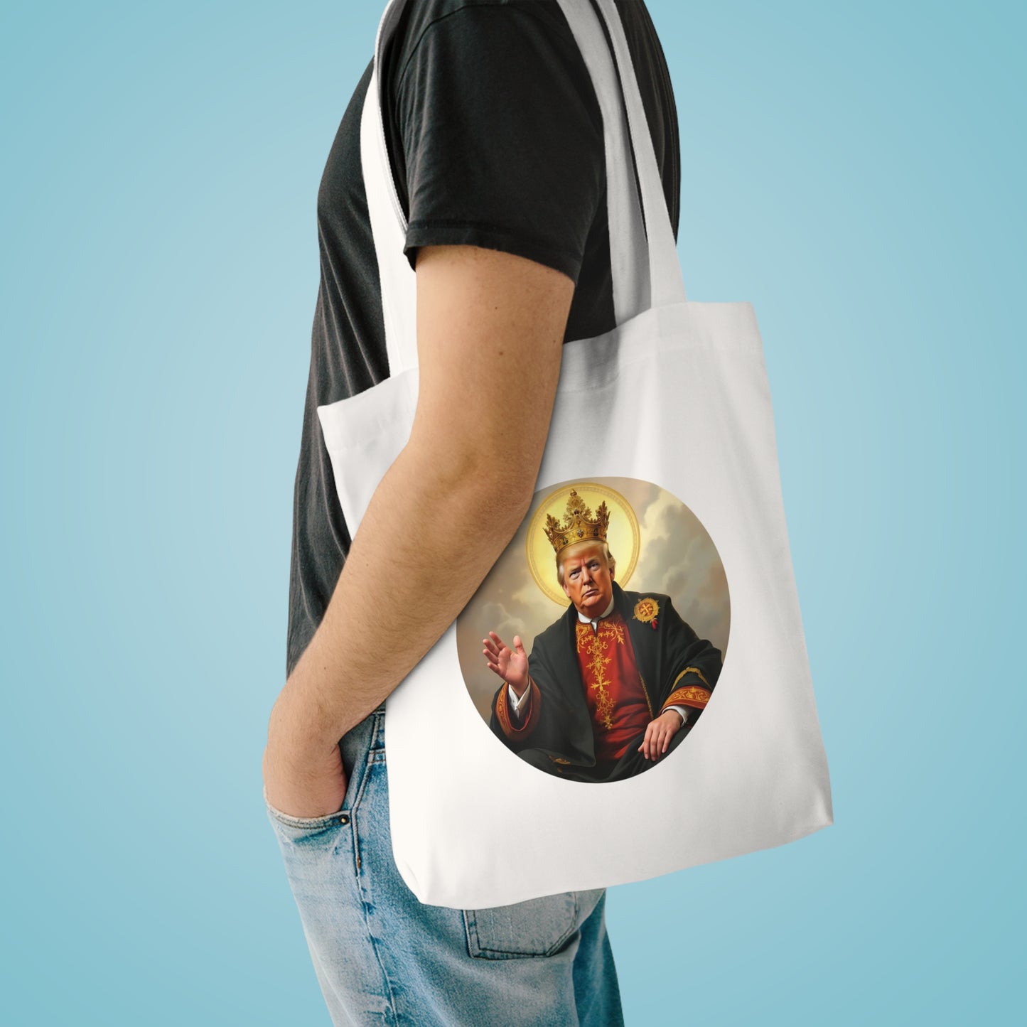 King Trump Cotton Tote Bag