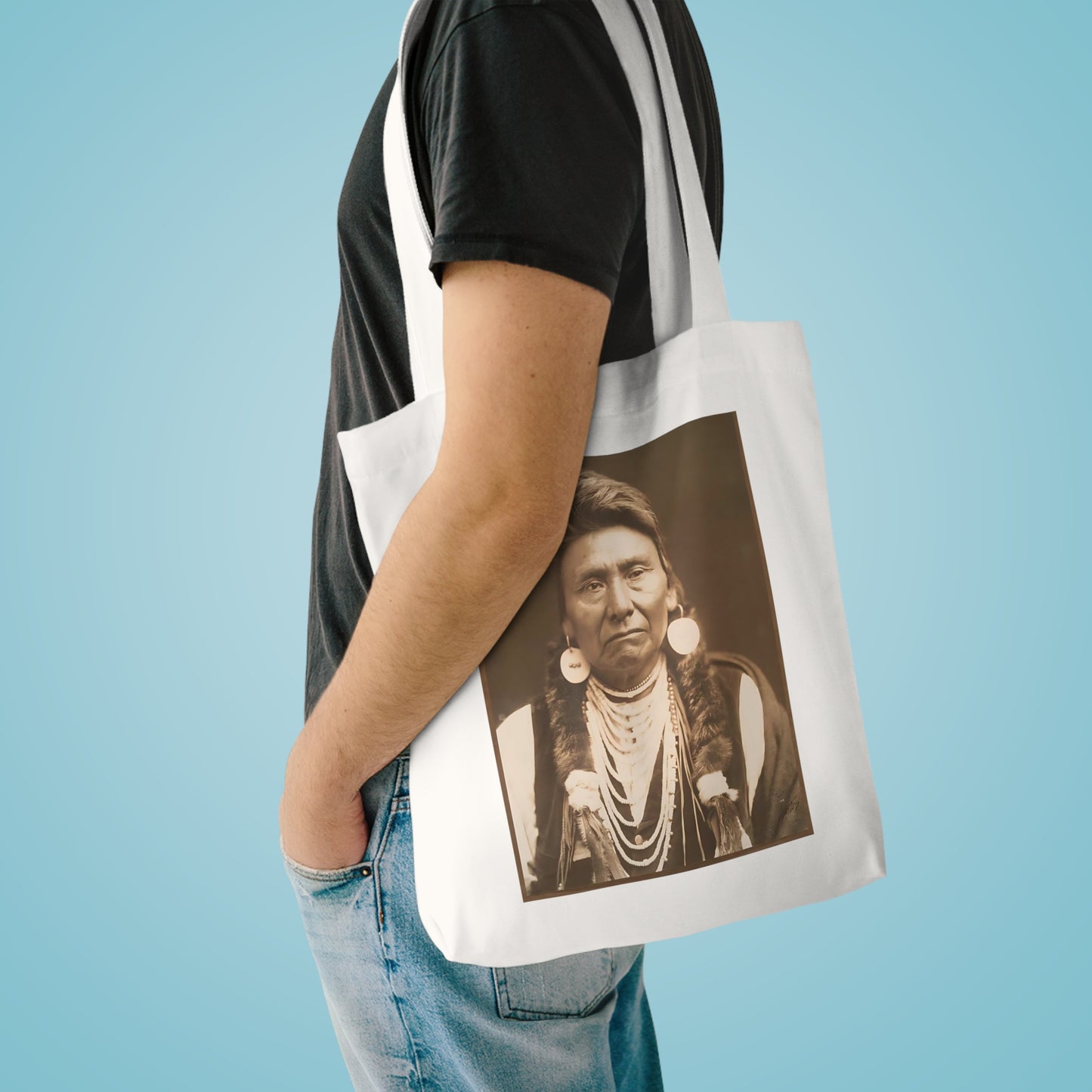 Vintage Chief Cotton Tote Bag